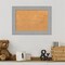 Cork Board, Brushed Nickel Frame - Bulletin Board, Organization Board, Pin Board